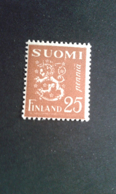 1930 ruskea 25p**