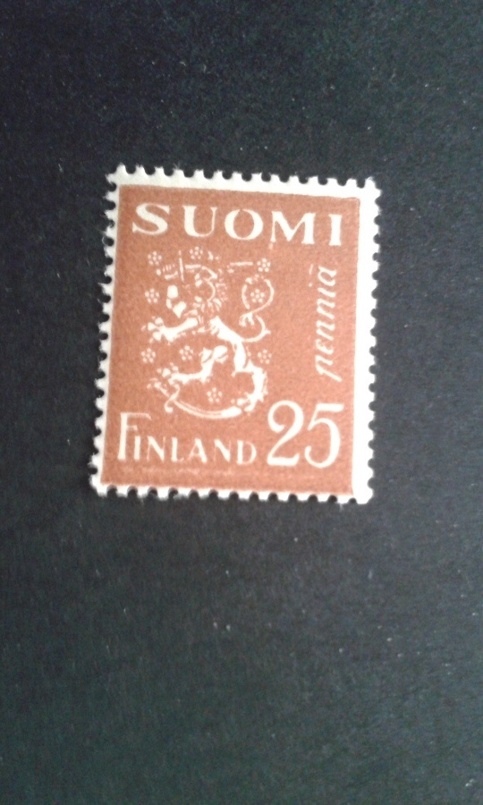 1930 ruskea 25p**