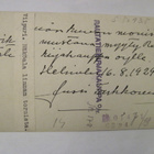 Signeerattu Viipuri Postikortin Alkup.Malli 1929 Rautie Juna - pikkukuva 2
