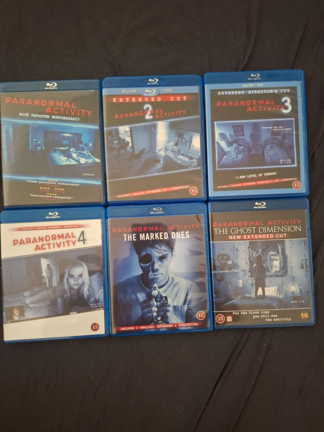 Paranormal Activity 1-6 Nordic