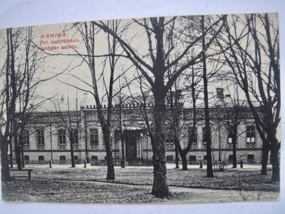 VANHA Postikortti Hamina 1908