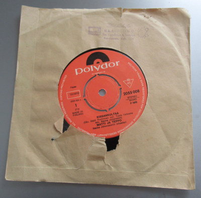 Matti ja Teppo 7"single Kissankultaa 1970 2055 008