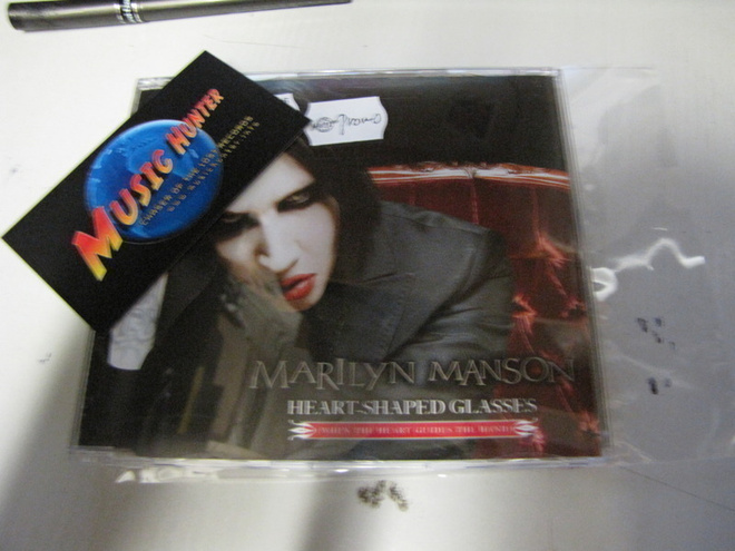MARILYN MANSON - HEART SHAPED GLASSES PROMO CD SINGLE UUSI