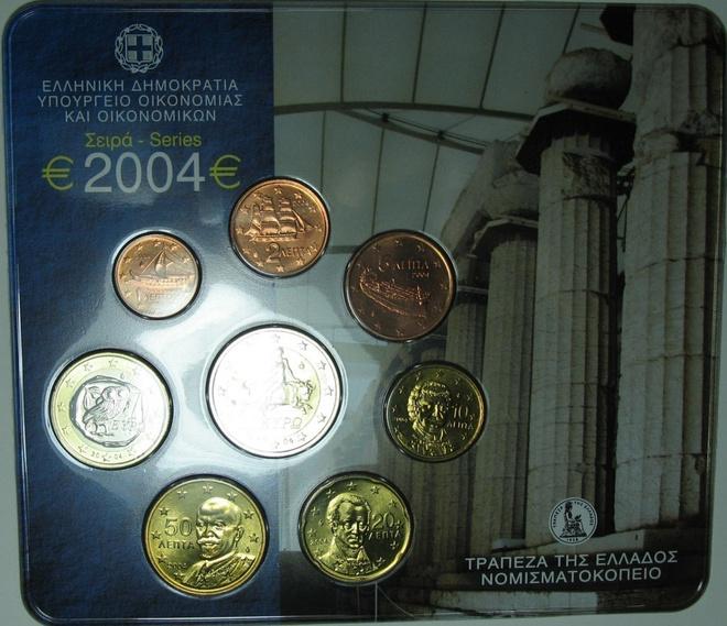 2004 BU-sarja Kreikka 1c- 2euro