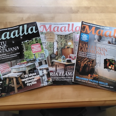 Maalla lehdet 3 kpl