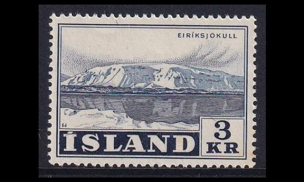 Islanti 317 ** Jäätiköitä 3 Kr (1957)
