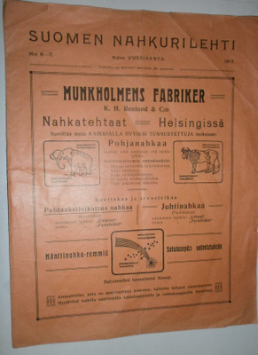 Suomen Nahkurilehti, nro 6 - 7, 1913
