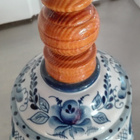 KAUNIS KERAAMINEN / PUINEN KYNTTILÄNJALKA, Made in Russia - pikkukuva 3