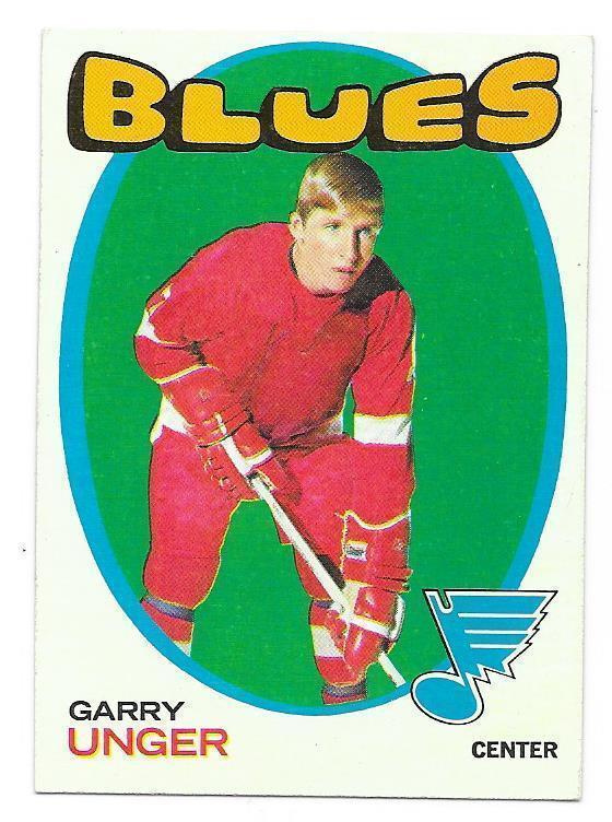 1971-72 Topps #26 Garry Unger St Louis Blues