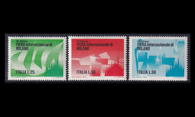 Italia 1361-3 ** Milanon messut (1972)