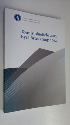 Toimistoluettelo 2012 = Byråförteckning
