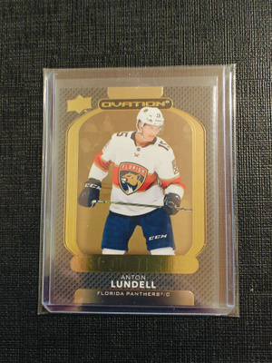 Anton Lundell - 21-22 UD Ovation Gold Rookie
