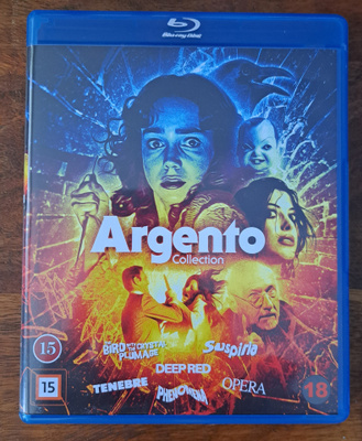 Dario Argento Collection Blu-ray (6 elokuvaa)