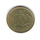 1973 10 PENNIÄ KOLIKKO KÄYTETTY - pikkukuva 1