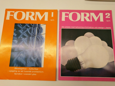 FORM 1971 vuosikerta 8 lehteä