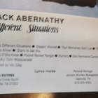 Mack Abernathy: Different Situations signeerattu c-kasetti - pikkukuva 2