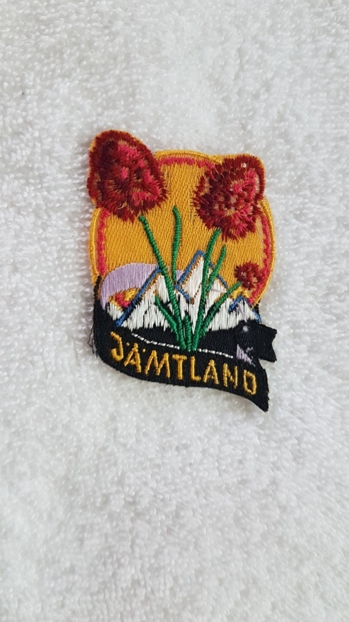 Jämtland Ruotsi Kangasmerkki vanha