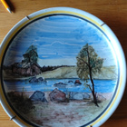 kupittaan savi seinälautanen - pikkukuva 1