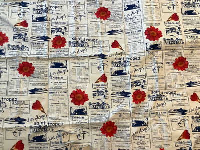 Puuvillakangas 135x163 cm