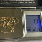 Kultainen kaulaketju 46cm - pikkukuva 3