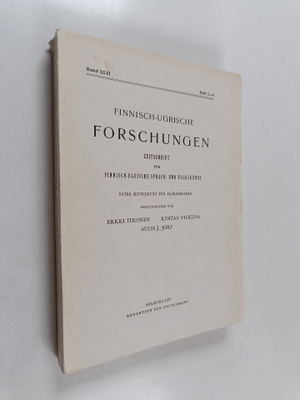 Finnish-ugrische forschungen : zeitschrift fur finnish-ug...