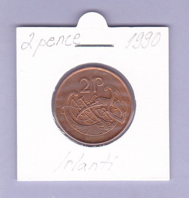 Irlanti 2 Pence v.1986 KM#21a