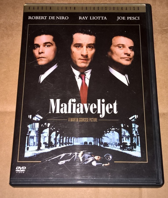 MAFIAVELJET DVD KAHDEN LEVYN JULKAISU