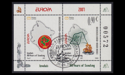 Montenegro 137-8BL6 o Europa partio (2007)