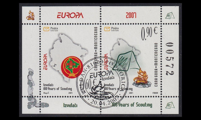 Montenegro 137-8BL6 o Europa partio (2007)