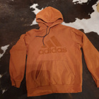 **ADIDAS** miesten huppari, poltettu oranssi - pikkukuva 1