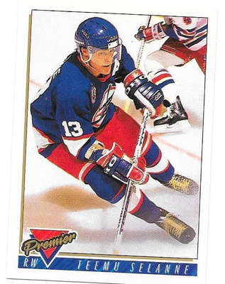 1993-94 Topps Premier #483 Teemu Selänne Winnipeg Jets
