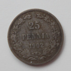 25 Penniä 1902 Hopeaa Nikolai II - pikkukuva 1