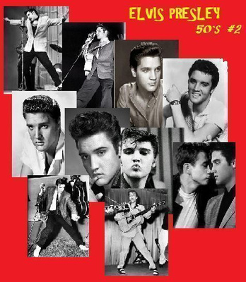 ELVIS - valokuvasetti 10kpl 9cm x 13cm (Upea Lahja!) 50`s #2