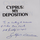 Glafkos Clerides : Cyprus - My Deposition : Volume 1 (sig... - pikkukuva 3