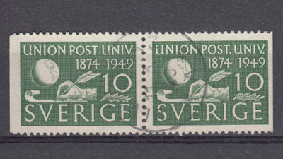 Ruotsi 1949 Fa 390BB UPU 75 v.