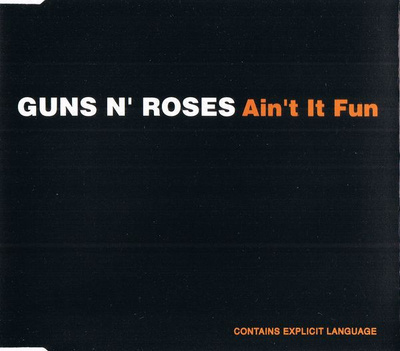 Guns N' Roses - Ain't It Fun CD single SIGNED GILBY CLARKE