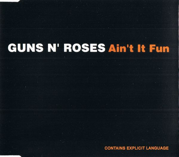 Guns N' Roses - Ain't It Fun CD single SIGNED GILBY CLARKE