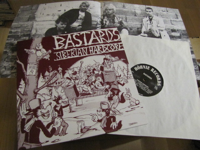 Bastards Siberian hardcore lp uusi soittamaton juliste