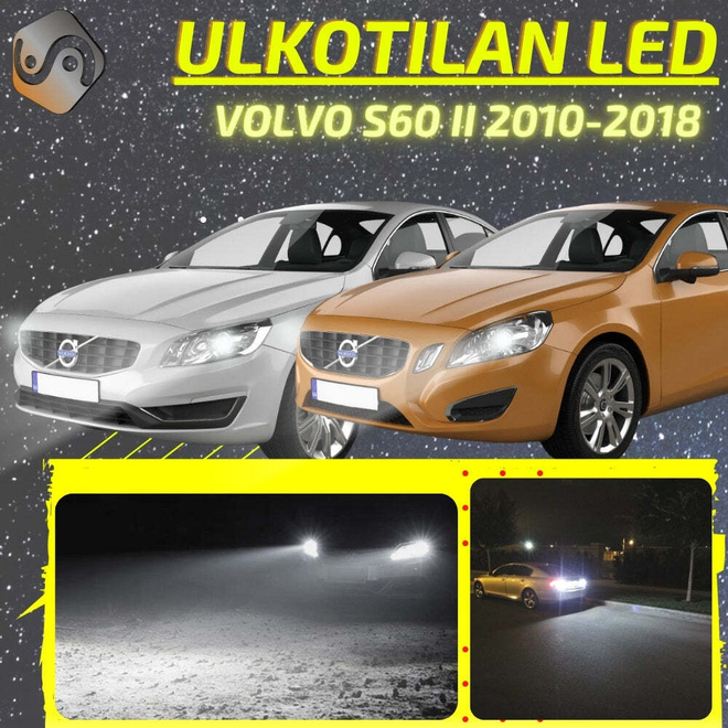S60 II 2010-2018 Ulkoiset LED -valot