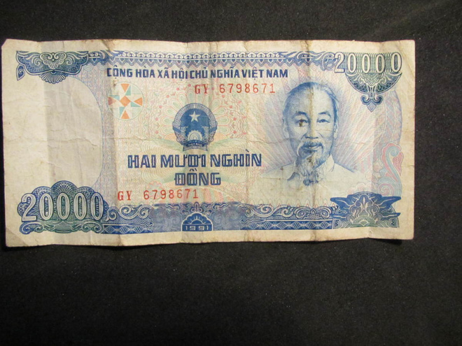 20000 dong 1991 Vietnam