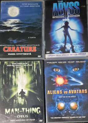 KAUHU SCIFI ELOKUVAT 4 KPL -DVD