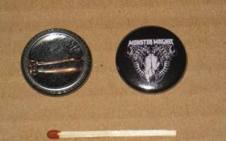 Monster Magnet rintanappi 1" (k1)