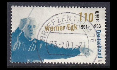 Saksa 2186 o Säveltäjä Werner Egk (2001)