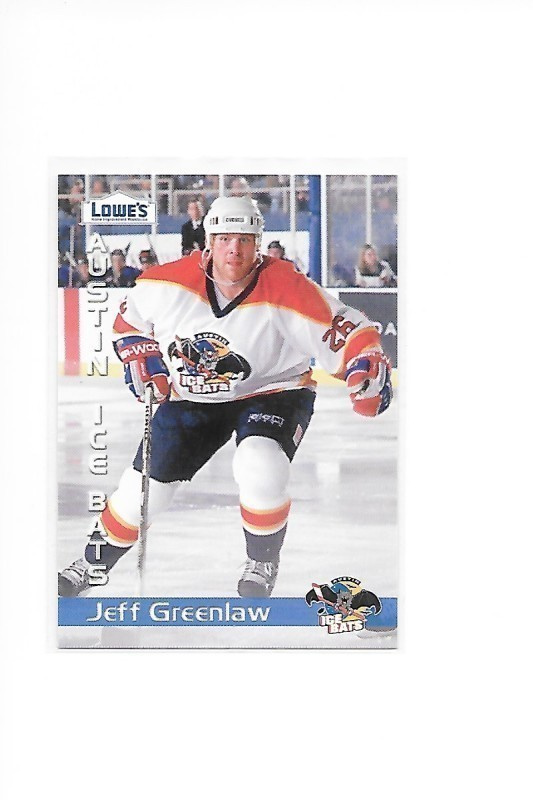2000-01 Austin IceBats #26 Jeff Greenlaw gooni