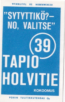 Tapio Holvitie , Kokoomus 39   6/11