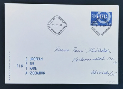 1967 FDC FINEFTA