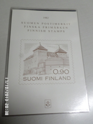 Suomen Postimerkit 1982 Vuosikansio Merkkeineen,