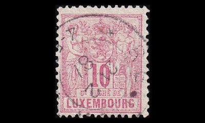 Luxemburg 49A o Allegoria 10 C (12½:12) (1882)
