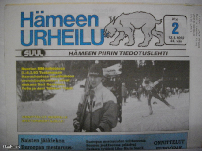 Hämeen Urheilu Nro 2/1993 (12.3)