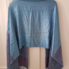 Pashmina-silkki Huivi / Silkkihuivi / Hartiahuivi - pikkukuva 4